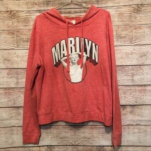 Marilyn Monroe Pink Hoodie